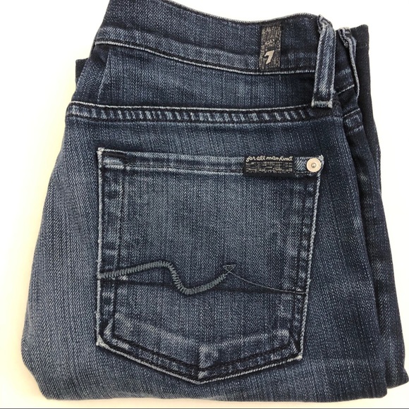 7 For All Mankind l Sz 28 l Classic Boot Cut Jeans - Picture 12 of 14